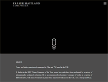 Tablet Screenshot of frasermaitland.com